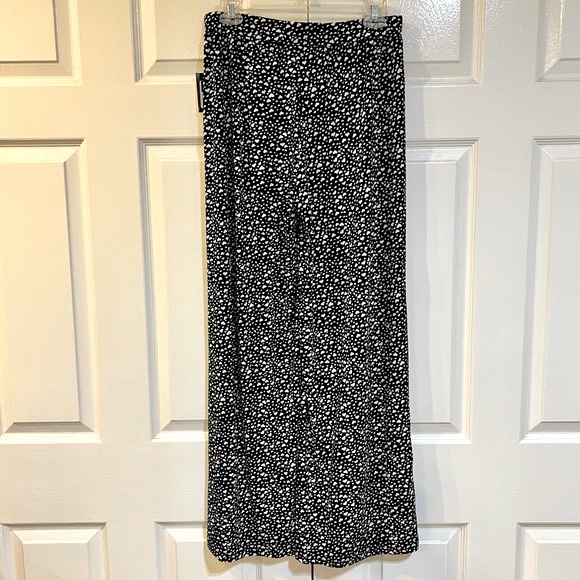 NWT-Style & co-HEART DITSY Print-Stretchy PALAZZO/ Wide Leg -Pants-Sz S - Picture 6 of 7